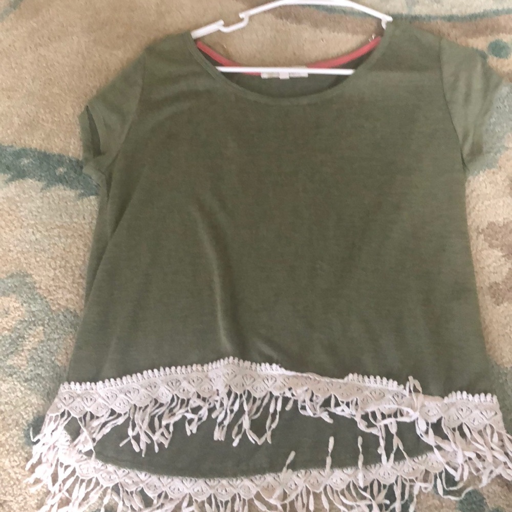 Dark green rewind shirt